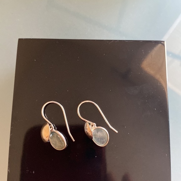 New 925 STERLING SILVER and Authentic Teardrop Earrings Handmade Jewelry - Picture 5 of 5